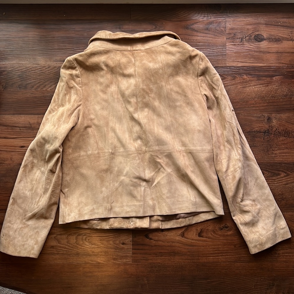 Light Brown Talbots Leather Jacket - image 2